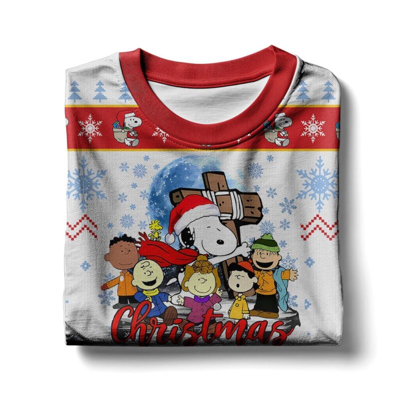 Hooktab Christmas The Charlie Brown and Snoopy Show Ugly Christmas Sweater Hooktab Christmas The Charlie Brown and Snoopy Show Ugly Christmas Sweater
