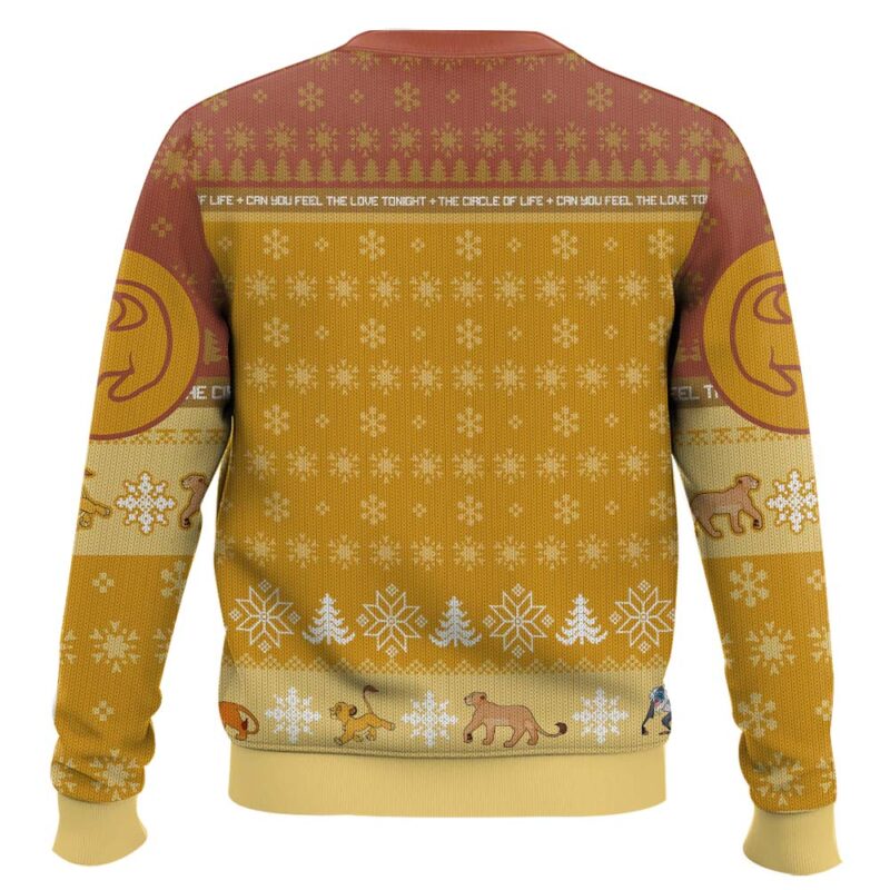 Hooktab Christmas The Lion King Ugly Christmas Sweater Hooktab Christmas The Lion King Ugly Christmas Sweater