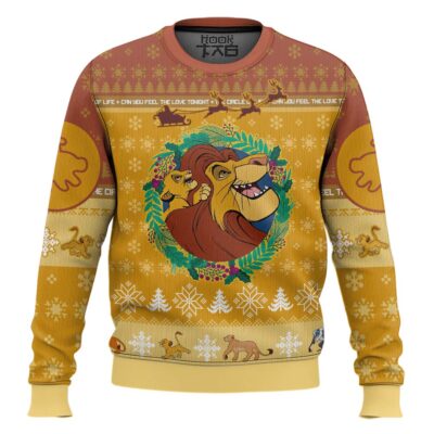 Hooktab Christmas The Lion King Ugly Christmas Sweater