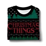 Hooktab Christmas Things Stranger Things Ugly Christmas Sweater