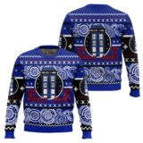 Hooktab Christmas Through Time And Space Doctor Who Ugly Christmas Sweater