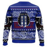 Hooktab Christmas Through Time And Space Doctor Who Ugly Christmas Sweater