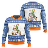 Hooktab Christmas Time Avatar The Last Airbender Ugly Christmas Sweater