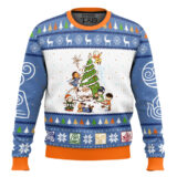 Hooktab Christmas Time Avatar The Last Airbender Ugly Christmas Sweater