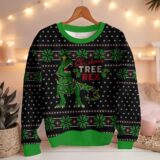 Hooktab Christmas Tree Rex Jurassic Park Ugly Christmas Sweater