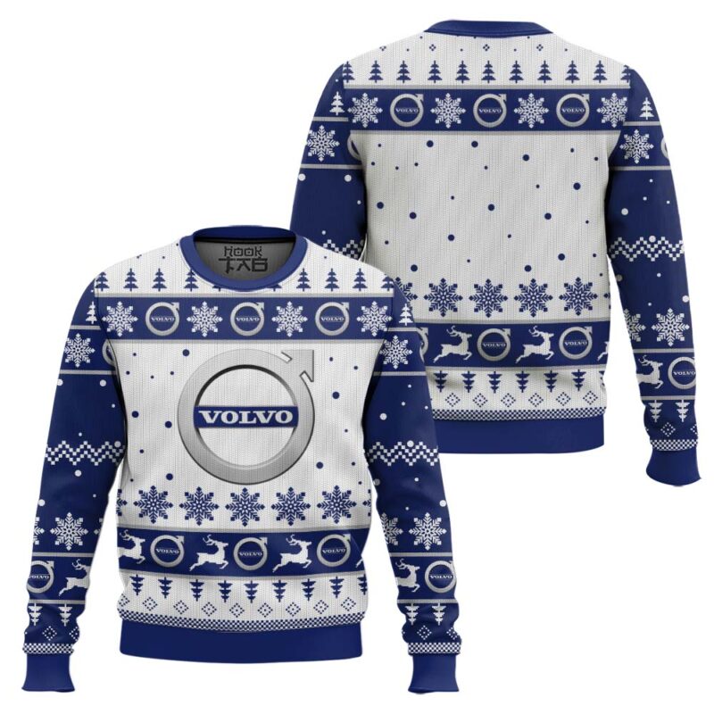 Hooktab Christmas Volvo Ugly Christmas Sweater Hooktab Christmas Volvo Ugly Christmas Sweater