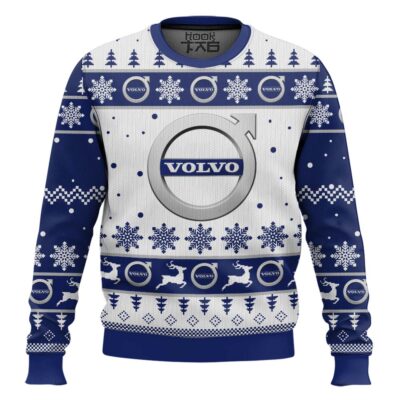 Hooktab Christmas Volvo Ugly Christmas Sweater