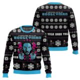 Hooktab Christmas With The Boogeyman John Wick Ugly Christmas Sweater