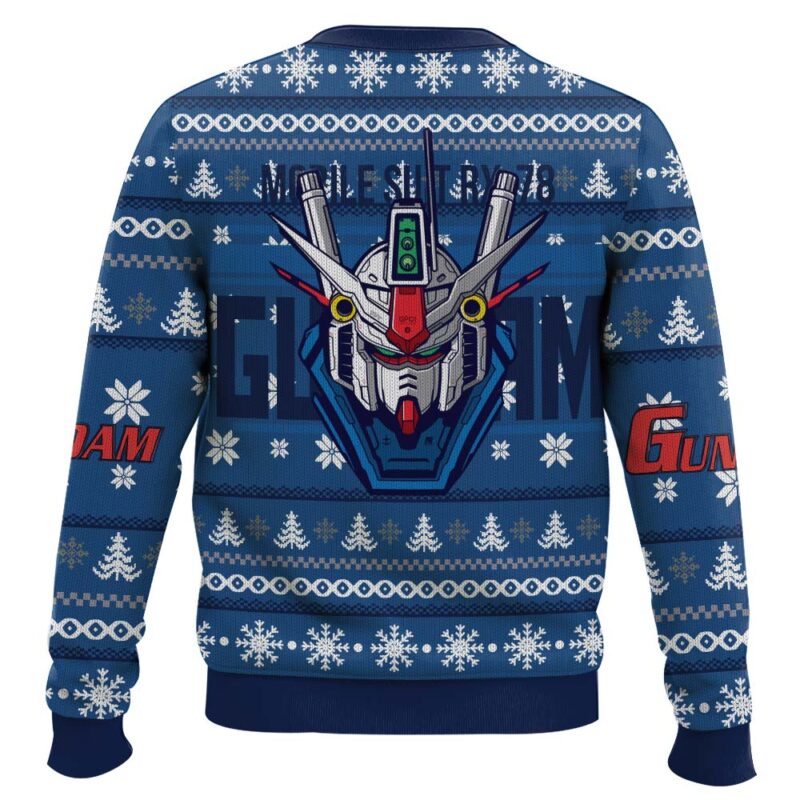 Hooktab Christmas Wreath RX 78 Gundam Ugly Christmas Sweater Hooktab Christmas Wreath RX 78 Gundam Ugly Christmas Sweater