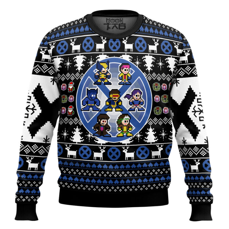 Hooktab Christmas X-men Heroes Marvel Ugly Christmas Sweater