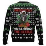 Hooktab Christmizzle Snoop Dogg Ugly Christmas Sweater
