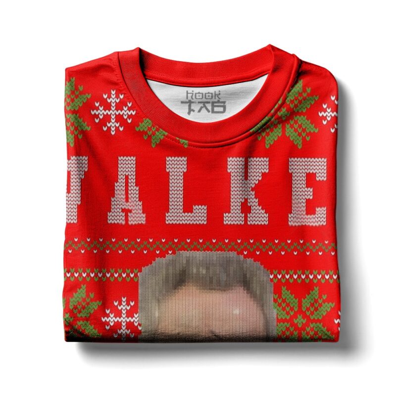 Hooktab Christopher Walken In A Winter Wonderland, Ugly Christmas Sweater Hooktab Christopher Walken In A Winter Wonderland, Ugly Christmas Sweater