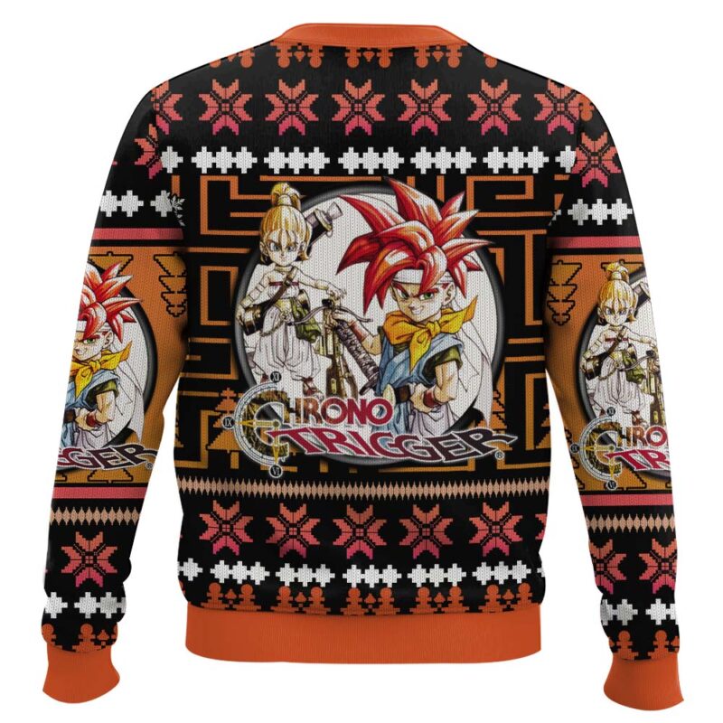 Hooktab Chrono Heroes Chrono Trigger Ugly Christmas Sweater Hooktab Chrono Heroes Chrono Trigger Ugly Christmas Sweater
