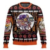 Hooktab Chrono Heroes Chrono Trigger Ugly Christmas Sweater