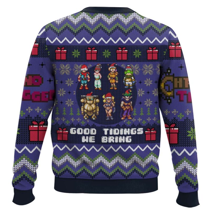 Hooktab Chrono Trigger Good Tidings We Bring Ugly Christmas Sweater Hooktab Chrono Trigger Good Tidings We Bring Ugly Christmas Sweater