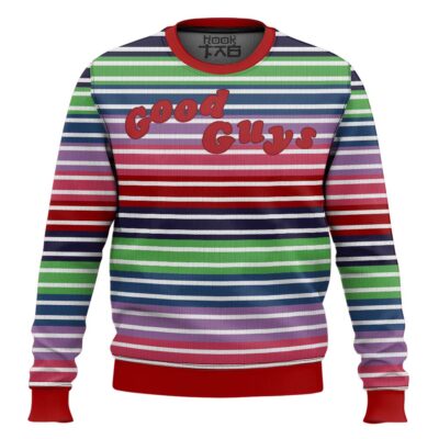 Hooktab Chucky Good Guys Ugly Christmas Sweater