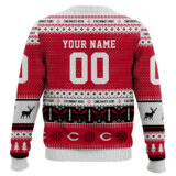 Hooktab Cincinnati Reds - Custom Name And Number Ugly Sweater