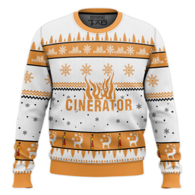 Hooktab Cinerator Whiskey Ugly Christmas Sweater
