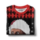 Hooktab Clark Face National Lampoon's Vacation Ugly Christmas Sweater