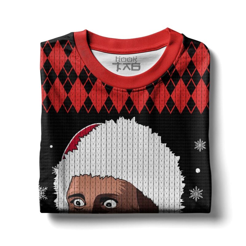 Hooktab Clark Face National Lampoon's Vacation Ugly Christmas Sweater Hooktab Clark Face National Lampoon's Vacation Ugly Christmas Sweater