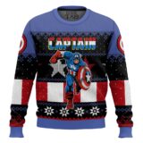 Hooktab Classic Christmas Captain Ugly Christmas Sweater