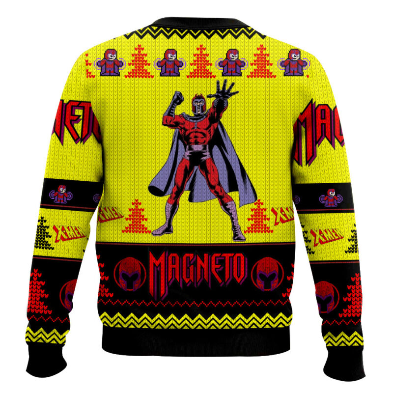 Hooktab Classic Magneto X-men 97 Ugly Christmas Sweater Hooktab Classic Magneto X-men 97 Ugly Christmas Sweater