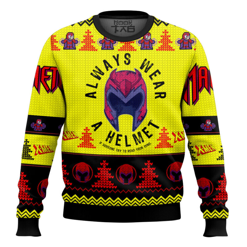 Hooktab Classic Magneto X-men 97 Ugly Christmas Sweater