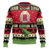 Hooktab Clever Girl Jurassic Park Ugly Christmas Sweater