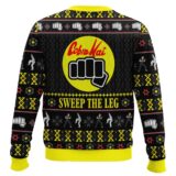 Hooktab Cobra Kai Sweep The Leg Karate Kid Ugly Christmas Sweater