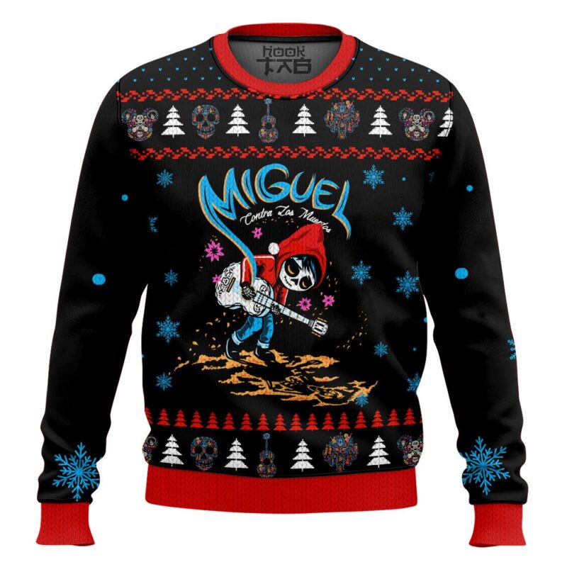 Hooktab Coco Miguel Ugly Christmas Sweater
