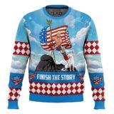 Hooktab Cody Rhodes Finish The Story WWE Ugly Christmas Sweater