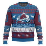 Hooktab Colorado Avalanche - Custom Name And Number Ugly Sweater