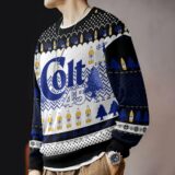 Hooktab Colt 45 Ugly Christmas Sweater