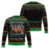 Hooktab Come Out To The Coast, Have A Few Laughs Die Hard Ugly Christmas Sweater