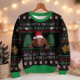 Hooktab Come Out To The Coast, We’ll Get Together, Have A Few Laughs Die Hard Ugly Christmas Sweater