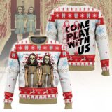 Hooktab Come Play With Us The Shining Ugly Christmas Sweater