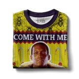 Hooktab Come With Me And Be Happy Candyman Ugly Christmas Sweater