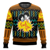 Hooktab Coming To America Soul Glo Ugly Christmas Sweater
