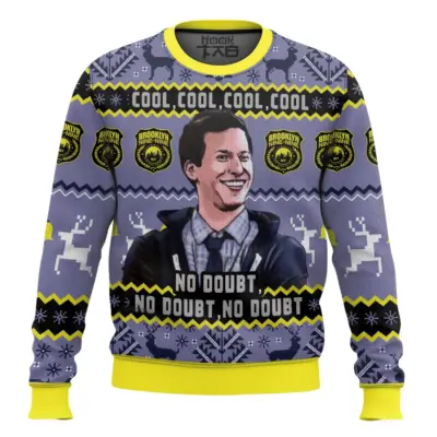 Hooktab Cool Cool Cool Jake Peralta Brooklyn Nine-nine Ugly Christmas Sweater