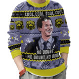 Hooktab Cool Cool Cool Jake Peralta Brooklyn Nine-nine Ugly Christmas Sweater
