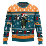 Hooktab Cool Guitar Canti FLCL Ugly Christmas Sweater