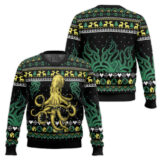 Hooktab Cool Octopus Ugly Christmas Sweater