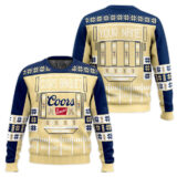 Hooktab Coors Banquet - Custom Name Ugly Christmas Sweater