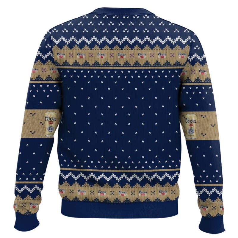 Hooktab Coors Banquet Brews Ugly Christmas Sweater Hooktab Coors Banquet Brews Ugly Christmas Sweater