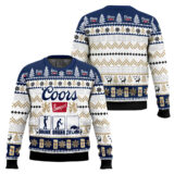 Hooktab Coors Banquet Drink Drank Drunk Ugly Christmas Sweater