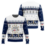 Hooktab Coors Banquet Drinking Around World Ugly Christmas Sweater