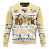 Hooktab Coors Banquet Horror Drink - Custom Name Ugly Christmas Sweater