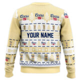 Hooktab Coors Banquet Horror Drink - Custom Name Ugly Christmas Sweater