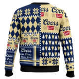 Hooktab Coors Banquet Suit And Tie Ugly Christmas Sweater