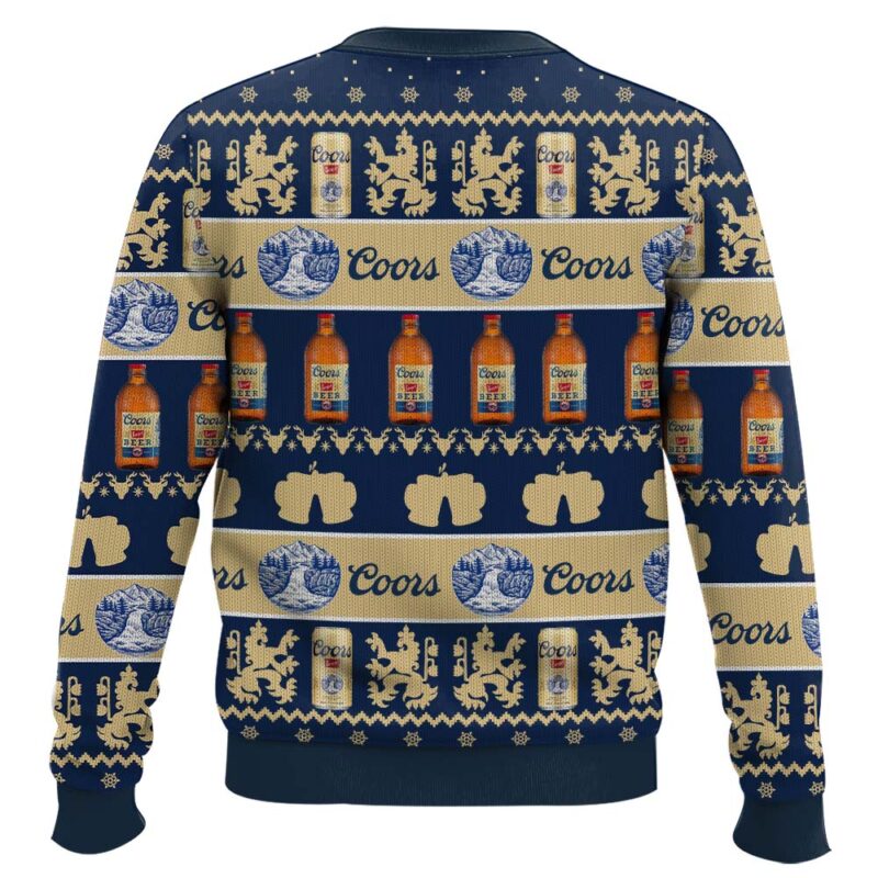 Hooktab Coors Beer Ugly Christmas Sweater Hooktab Coors Beer Ugly Christmas Sweater